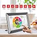 YENOCK 10 Inch 16GB WiFi Digital Photo Frame,1280×800 HD IPS Motion Sensor Electronic Picture Frame with LCD Touch Screen, Share Photos or Video Instantly via Mobile APP/Facebook/Twitterthumb 3
