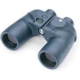 Bushnell Marine 7x50 Waterproof Binoculars with Compass, Blue | Built-In Illuminated Compass for Navigation, 100% Waterproof &amp; Anti-Fog, Floatable Rubber Armor, 350 ft FOV