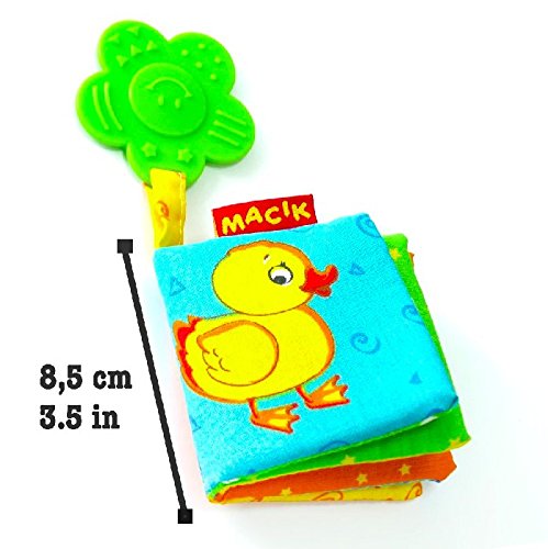 image for Kids happy Baby Activity Book and Teething toys (DIFFERENT COLOR) - De