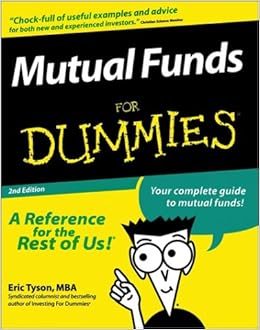 Mutual Funds For Dummies Amazon Co Uk Tyson Eric Collins James C 9780764551123 Books