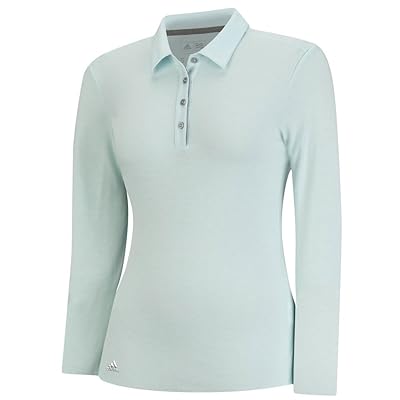 Women's adidas Golf Heather Long Sleeve Polo Nigeria Ubuy