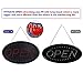 LED Open Sign, FITNATE Large 23x14 inch Business Open Sign (Red/Blue)