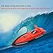Babrit F1 High Speed RC Boat Remote Control Electric Boat-Red (Only Works in Water)