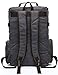 Aidonger Vintage Canvas Backpack Laptop Backpack Weekend Backpack (Black)