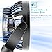 OPOLAR Mini Car & Kitchen USB Fan, Four Speeds, Strong Attraction on Windshield/Car Window, 360° Rotation, Cooling Fan for Sedan SUV RV Boat Auto Vehicles, Only USB Powered (Two Suction Bases)