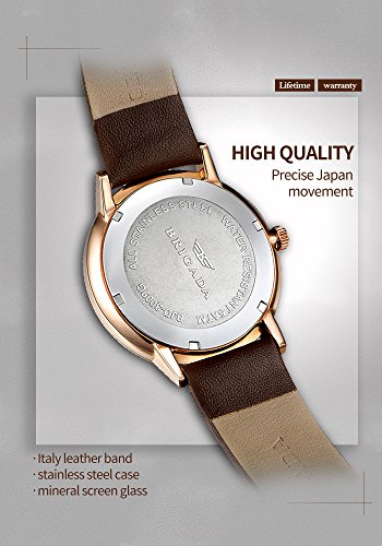 Leather Strap Brathwait Watch Amazon Brigada Mens Watches