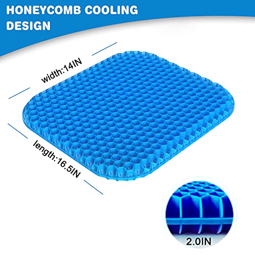Remedic Gel Seat Cushion Double Thick Incontinence NonSlip Pad Chair