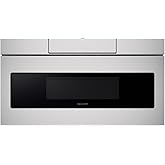 SHARP SMD3070ASY Microwave Drawer Oven, 30-inch, 1.2 Cubic Feet, 950 Watt, Concealed Angled Touch Control Panel with Digital LCD Display, Stainless Steel
