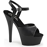 Pleaser Women's Kiss-209 Ankle-Strap Sandal