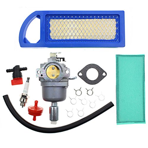 Carbhub 594593 Carburetor for Briggs & Stratton 594593 591731 796109 796078 590400 31H777 Carb 14.5-21HP with 797008 677014 697634 697153 Air filter 491055S 72347GS Spark plug - 594593 Carburetor