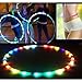 Peyan LED Sport Hoola Hoops for Kids Adults - 24 Color Strobing Changing LED Light - Weighted Glow Hula Rings Dance Toy for Sports Playing Exercise (Batteries Not Include)