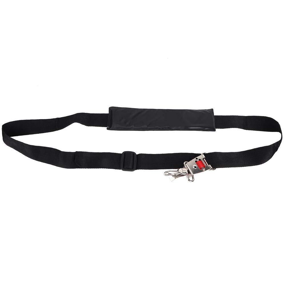 Fdit Durable Single Shoulder Strimmer Harness Pruner Harness Strap for Brush Cutter Trimmer with Carry Hook