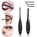 BeautyCoco 5 Pcs Oval Makeup Brush Set Professional Foundation Contour Concealer Blending Cosmetic Brushes with Gift Box (Black)