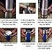 Handmade Paracord Handle For Yeti, Ozark, Rtic, BOSS, Kodiak, SIC Trail Rambler and other 30 Oz Tumblers - Ultra-Strong 550 lbs Type 3 Paracord Handie, Black/Blue style - Best Gift Idea!