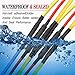 Heat Shrink Tubing 3:1 Shrink Tubing Dual Wall Adhesive Wrap Large Size Waterproof Electric Insulation Tubes Wire Connectors Kit for Cable Wire Repair DIY
