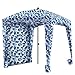 Qipi Beach Cabana - Easy to Set Up Canopy, Waterproof, Portable 6' x 6' Beach Shelter, Included Side Wall, Shade with UPF 50+ UV Protection, Ultimate Sun Umbrella - for Kids, Family & Friends