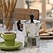 Primula Classic Stovetop Espresso and Coffee Maker, Moka Pot for Italian and Cuban Café Brewing, Greca Coffee Maker, Cafeteras, 1 Espresso Cup, Silver
