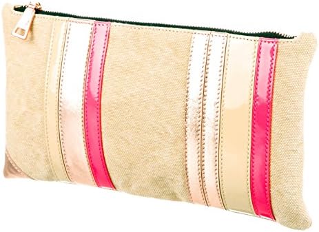Ruthie Davis 'Made with Love in Italy Simple Clutch' Rose Gold + Patent Pink