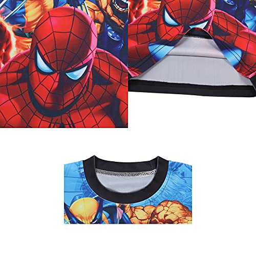 Jongen 3 Stuk Cosplay Badpakken Kledingstuk Spiderman Jumpsuit Badmode Badpak Cartoon Superheld Zwemmen Kostuum Kid… - Image 6