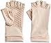 Coolibar UV Fingerless Sun Gloves - UPF50+ Sun Protection - Suitable for Women & Men - Ouray (X-Small-Beige)