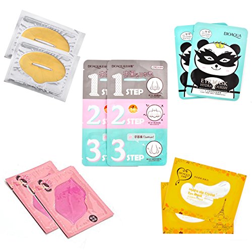 CCbeauty 10-Pack Face Care Mask Under Eye Mask Sheets-C