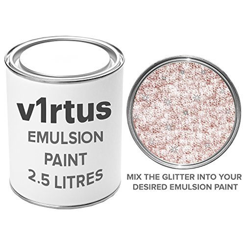 V1RTUS Rose Gold Glitter Paint Crystal Additive 100g / 3.5oz for