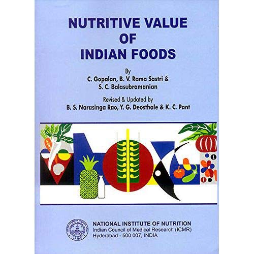 Nutritive Value Of Indian Foods Icmr C Gopalan Amazon Com Books