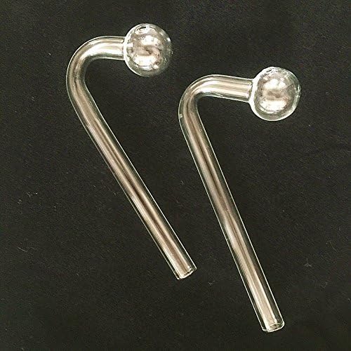 4.48 inches Long Alternative Accessory Glass Oil Burner 2pcs