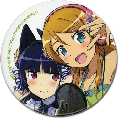 Great Eastern Entertainment Oreimo Kirino & Kuroneko Button, 2"