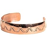 Tskies Mountain Range Copper Bracelet For Women Authentic Cuff