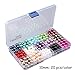 Linsoir Beads 300 Pcs Satin Luster Faux Pearl Beads Pearl Jewelry for Women Girl Value Pack 15 Color Assorted 10mm Round Pearls
