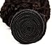 ISEE Hair 9A Grade Mongolian Kinky Curly Hair Extension Virgin Human Hair Weaving One Bundles Kinky Curly Virgin Hair 100% Human Hair Weaves Extension Mongolian Virgin Hair (16'')