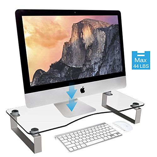 image for iDeer Life iDeer Glass Ergonomic Laptop Stand,Computer Tabletop Riser 