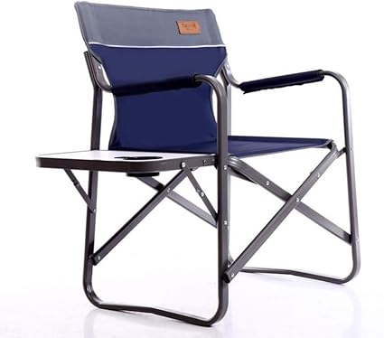 Dsrgwe Silla Camping Plegable, Silla Robusta, Resistente ...