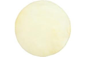 ibasenice 2pcs Natural Leather Drum Skin Replacement Drum Head for Bongo Convenient Musical Instrument Cover