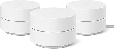 Google Wifi Mesh System 3 Pack White - Coverage Up to 85m² per Point
