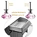 IQUALITE 12pcs Diamond Shape Crystal Glass 30mm Cabinet Drawer Knob Pink