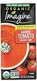 Imagine Organic Soup, Less Sodium Creamy Garden Tomato, 32 Ounce (Packaging May Vary)
