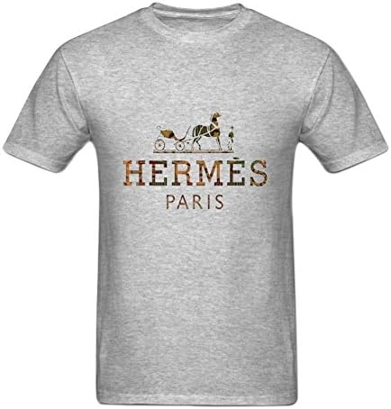maikeer Men's Customized Gold Hermes O Neck T Shirt