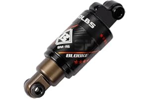 HUIOP Aluminium Alloy MTB Rear Shock Absorber, Bicycle Oil Spring Shock Absorber, 125mm x 18mm