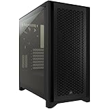 CORSAIR 4000D AIRFLOW Tempered Glass Mid-Tower ATX Case - High-Airflow - Cable Management System - Spacious Interior - Two In