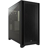 CORSAIR 4000D AIRFLOW Tempered Glass Mid-Tower ATX Case - High-Airflow - Cable Management System - Spacious Interior - Two In