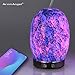 AA Art Glass Spring Water Green Aroma Essential Oil Diffuser Aromatherapy Humidifier 120ml Housing with 14-Color LED Light