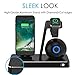 ONE Dock Beat Power Station + Wireless Speaker Dock, Stand & Charger for Apple Watch Smart Watch, iPhone, iPad & iPod w/Original [Apple MFi Certified] Lightning Connector (Black)