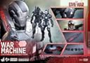 Movie Masterpiece Diecast - 1/6 Scale Fully Poseable Figure: Captain America Civil War - War Machine Mark 3