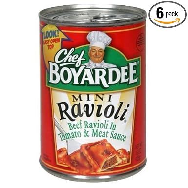 Chef boyardee ravioli beef Mini bites 15oz (064144043064)