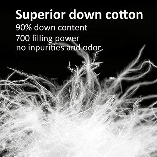 Men Women Winter Warm Packable Down Pants Compression Snow Trousers Windproof Water-Resistant Outdoor Camping Insulated Pants with Storage Bag (XL)