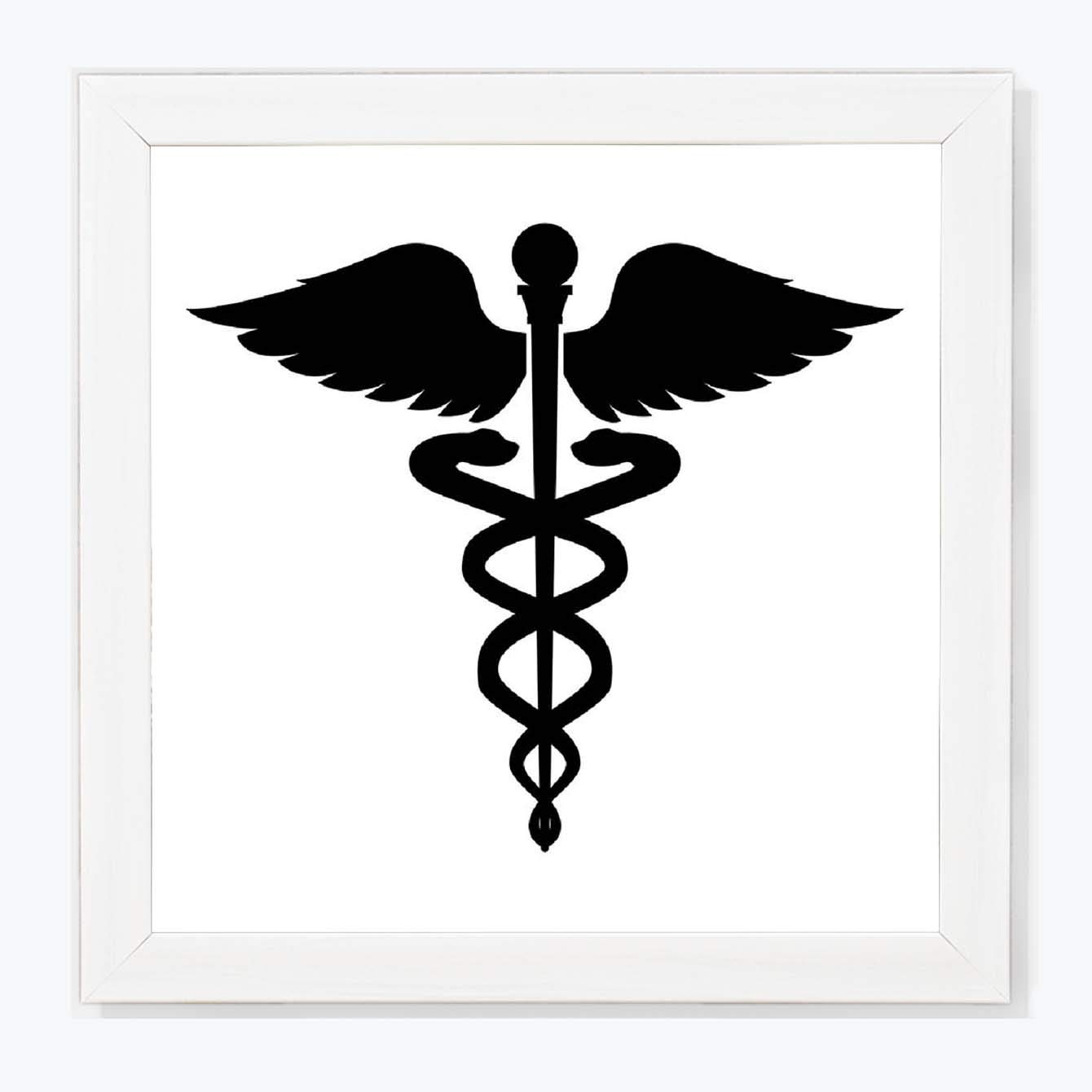 Postermonk Doctors Sign Black White Framed Sign Poster For Office Home Reading Room Decor 8x8 Inch Amazon In Electronics