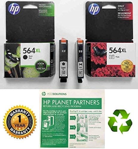 Photo Black XL High Yield Original Ink Cartridge (HP 564 XL Black &amp; 564 XL Photo Black)564XL High Capacity