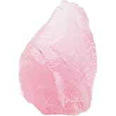 Erliway Rose Quartz Raw Crystal Stone Large 1.25-2.0" Healing Crystals | Natural Rough Stones Crystal for Tumbling, Cabbing, Fountain Rocks, Home Decoration, Polishing, Wire Wrapping, Wicca &amp; Reiki